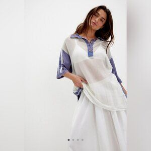 NWT Free People We The Free Karlie Polo